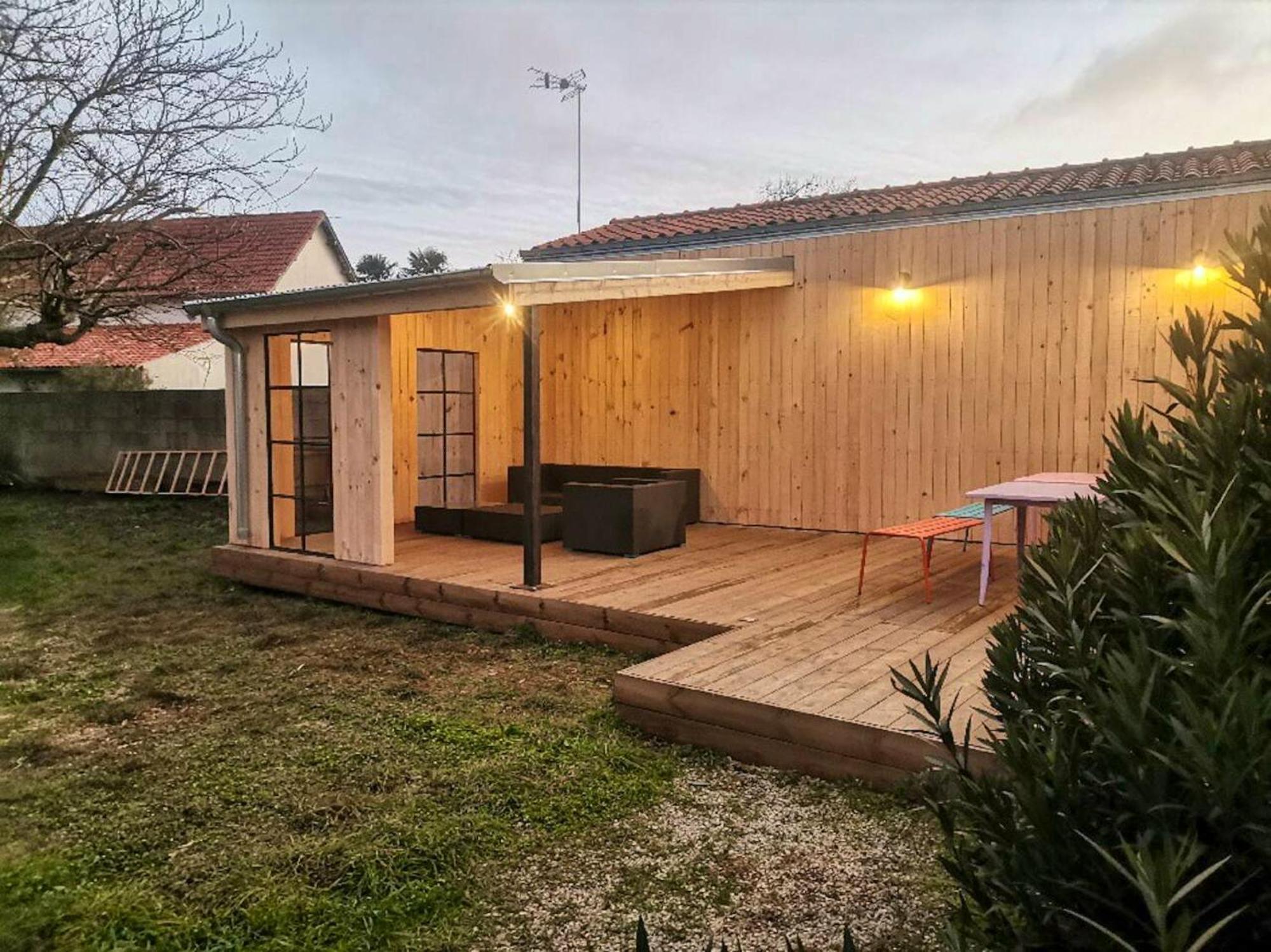 Maison Confortable A Jard-Sur-Mer Avec Grand Jardin Cloture Exterior foto