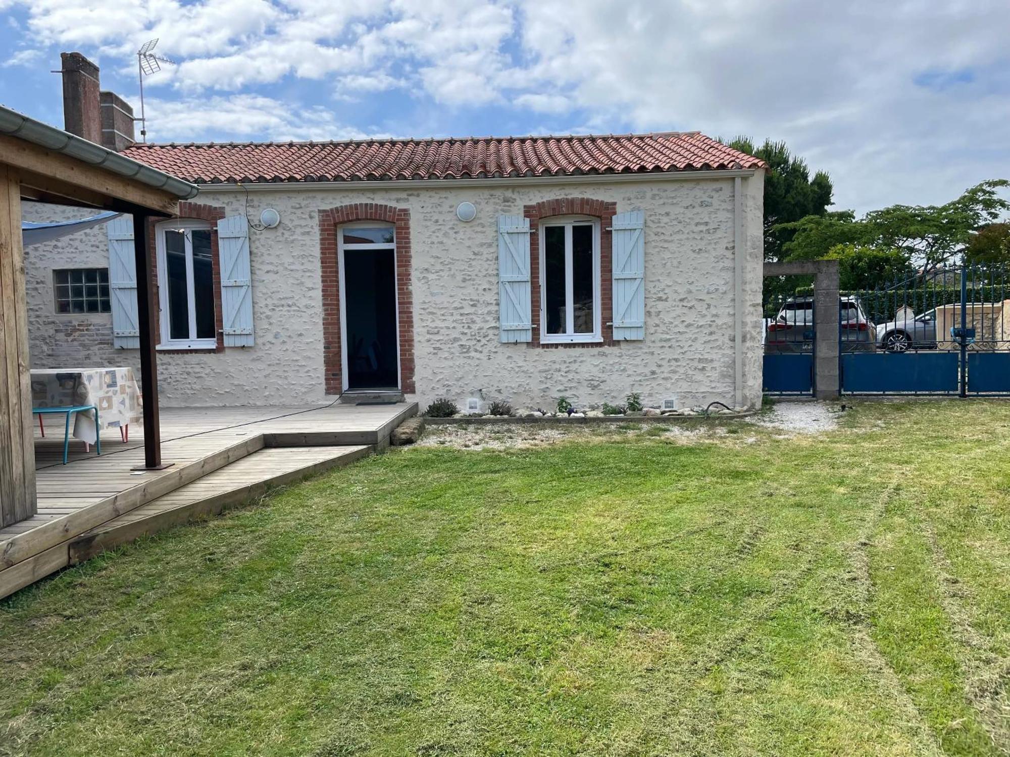 Maison Confortable A Jard-Sur-Mer Avec Grand Jardin Cloture Exterior foto
